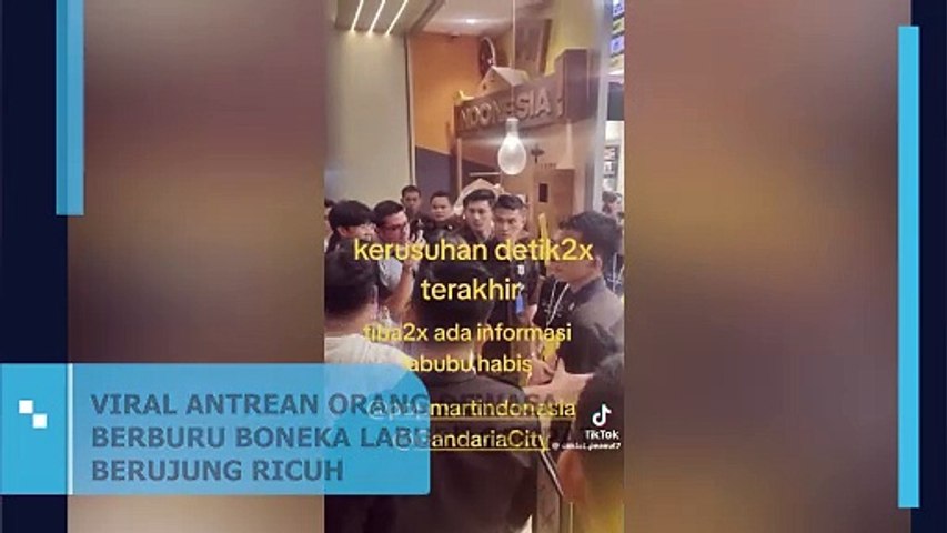 Boneka Labubu Bikin Heboh, Orang Dewasa Antre di Pusat Perbelanjaan