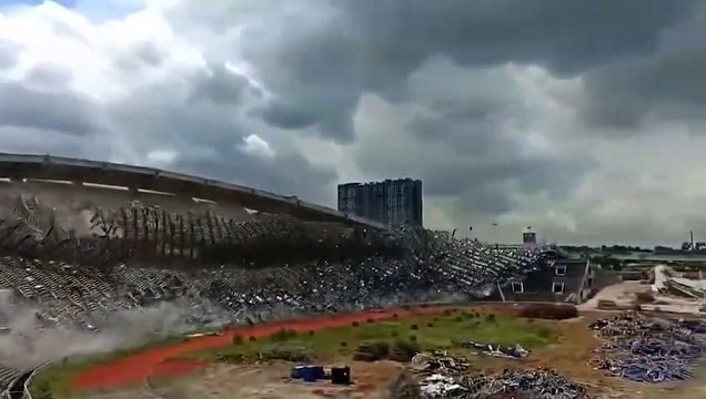 Derrumban el estadio Shah Alam, uno de los estadios más grandes del Mundo