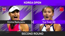 Raducanu storms into quarter-finals in Korea