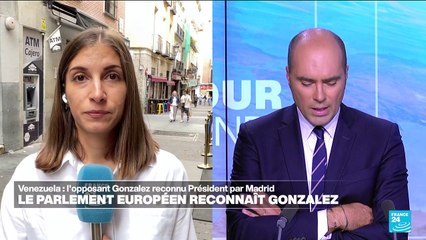 Venezuela : le Parlement européen reconnaît l'opposant González comme président