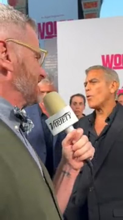 George Clooney & Brad Pitt talk 'Wolfs'