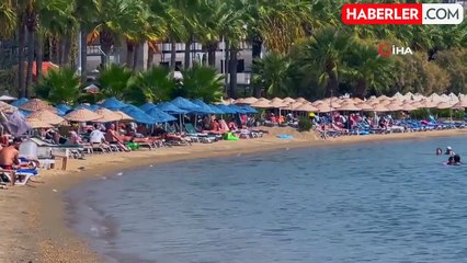 Bodrum'da Yabancı Turistlerin Eğlencesi Devam Ediyor