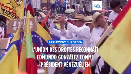 Union des droites au Parlement européen pour reconnaître Edmundo González président du Venezuela
