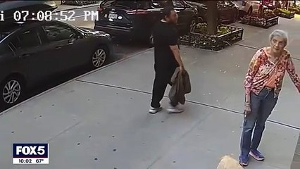 Video: Una anciana recibió un brutal “puñetazo” cuando paseaba a su mascota