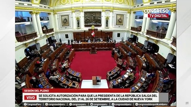 El Congreso de Perú niega el permiso a Boluarte para acudir a la Asamblea de la ONU