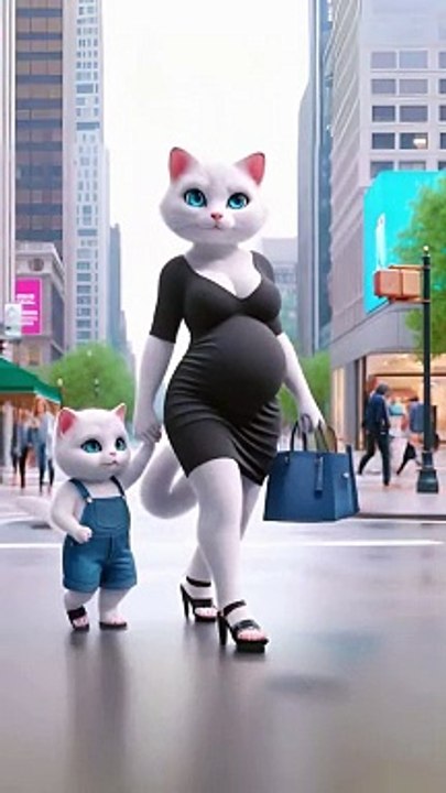 Pregnant cat got a new baby