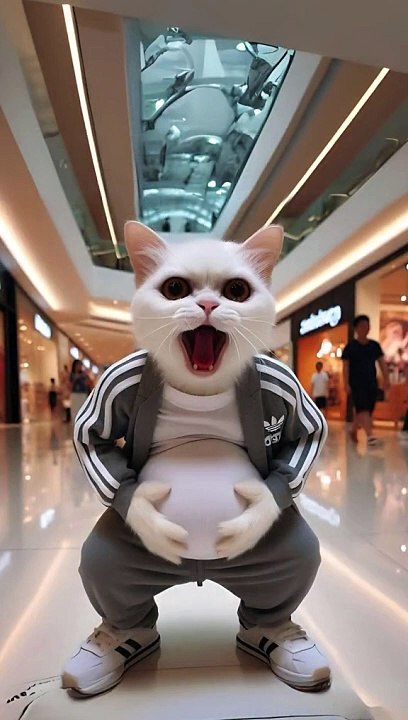 Pregnant Cat wow