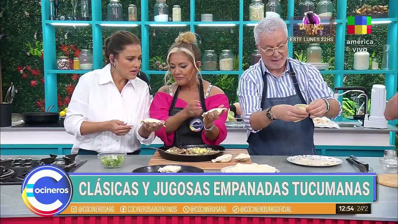 Gladys "la bomba" Tucumana y sus tips para armar y repulgar las empanadas 