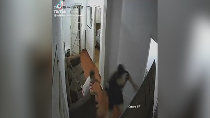 La celebración padre e hijo al histórico gol de Diego Gómez contra Brasil.