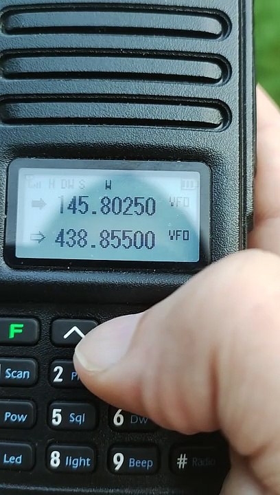 ISS Schoolcontact -- 2024-09-19 -- Retevis RT-85 -- 145.800 MHz