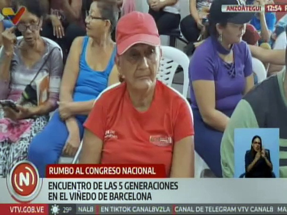 Realizan en Anzoátegui el encuentro de las 5 generaciones, rumbo al Congreso del Bloque Histórico