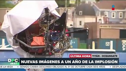 Revelan imágenes del “Titán”, sumergible que implosionó en el Atlántico