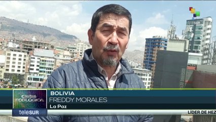 Bolivia enfoca esfuerzos en controlar y sofocar mega incendio