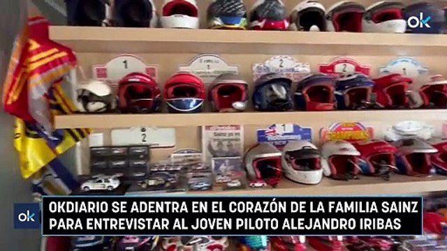 OKDIARIO se adentra en el corazón de la familia Sainz para entrevistar al joven piloto Alejandro Iribas
