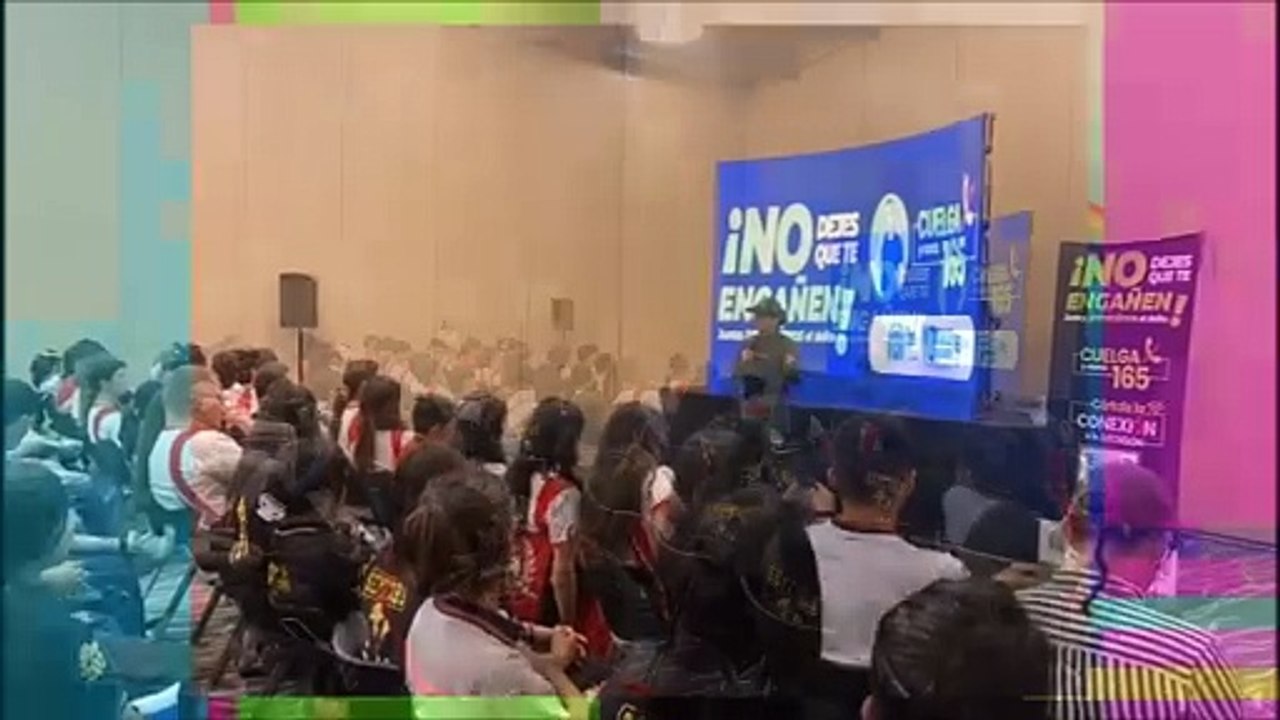 GAULA RISARALDA - Conferencia dirigida a los estudiantes en expou 2024