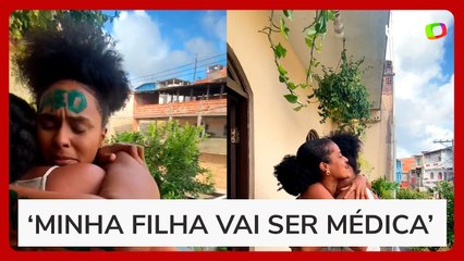 Jovem passa em Medicina e reação da mãe emociona