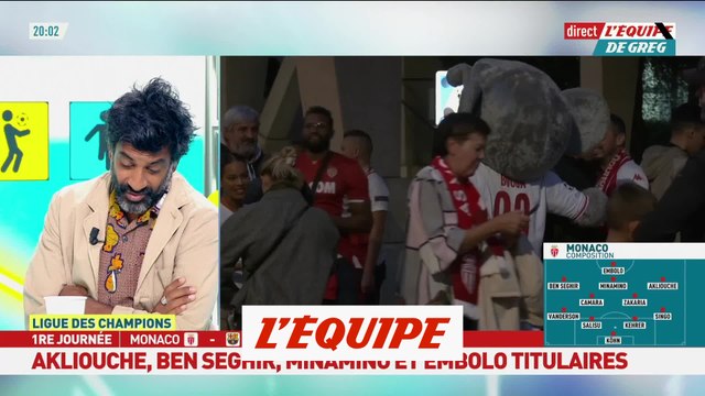 Embolo et Ben Seghir titulaires face au Barça - Foot - C1 - Monaco