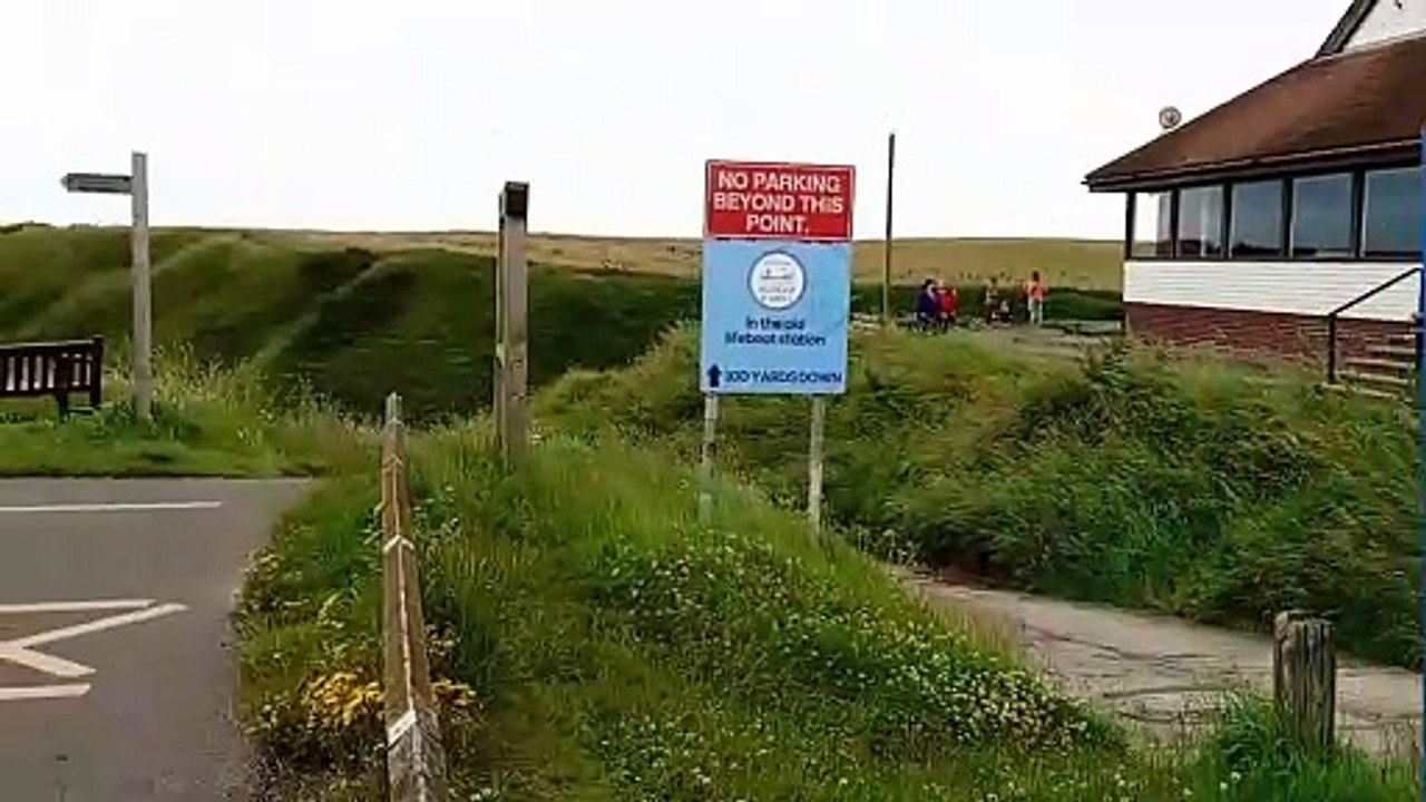 North Landing car park near Flamborough