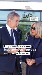 Au Havre, Brigitte Macron et Bernard Arnault inaugurent la sixième école de la seconde chance