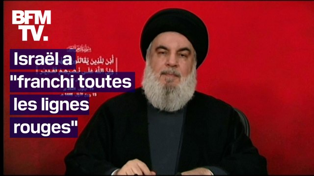Attaques au Liban: la réaction du chef du Hezbollah, Hassan Nasrallah accuse Israël d’avoir « franchi toutes les lignes rouges »