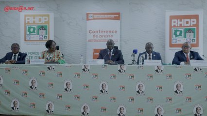 Conférence de presse du groupe parlementaire RHDP une feuille de route vers le nord de la Côte d’Ivoire