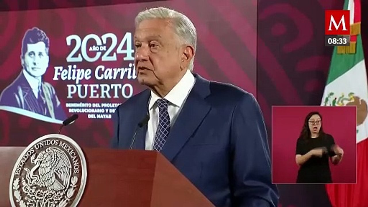 AMLO afirma que la reforma judicial es para separar poder económico del político
