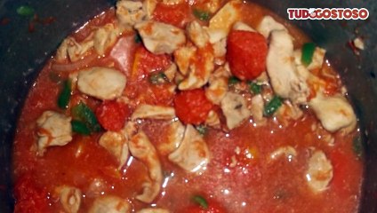 Frango com abóbora