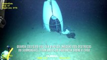 Guarda Costeira dos EUA divulga imagens dos destroços do submersível Titan antes de audiência sobre o caso