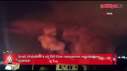 İsrail'den Lübnan'a hava saldırısı