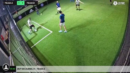 But de Auriel H - Team A