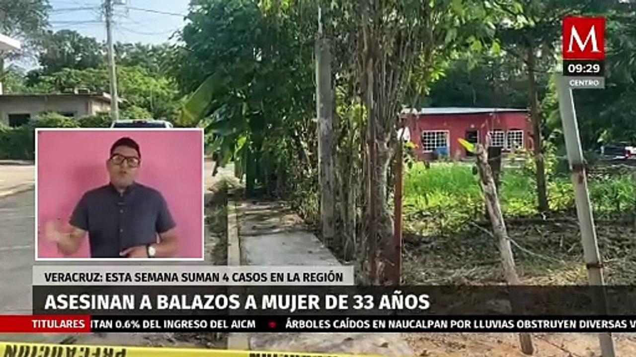 Feminicidio en Veracruz: Asesinan a balazos a joven de 33 años en Soconusco
