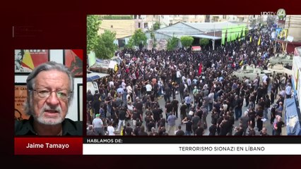 Terrorismo sionazi en Líbano: Jaime Tamayo