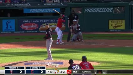 Andrés Giménez fue el héroe de Cleveland ante Minnesota