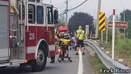 Collision à Saint-Mathieu (Le Reflet - Erick Rivest)