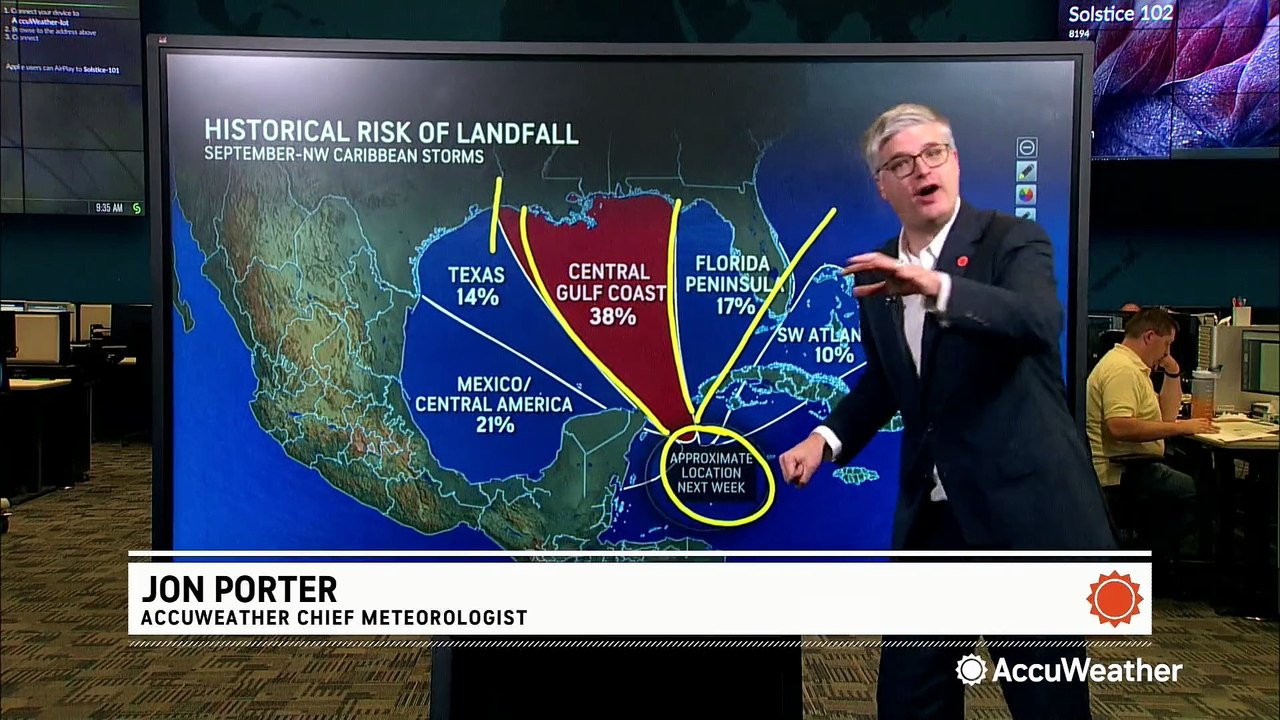 Both meteorology and history are worrying forecasters about a late-September hurricane