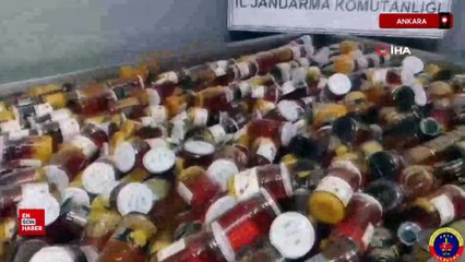 Ankara'da sahte bal üreten fabrikada 8 bin ton malzeme ele geçirildi