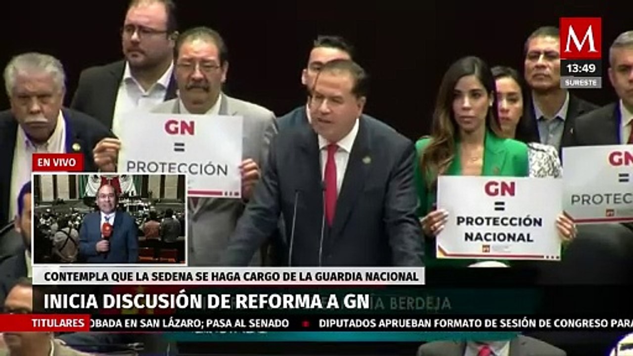 Comienza discusión de la transferencia de la Guardia Nacional a la Secretaría de Defensa