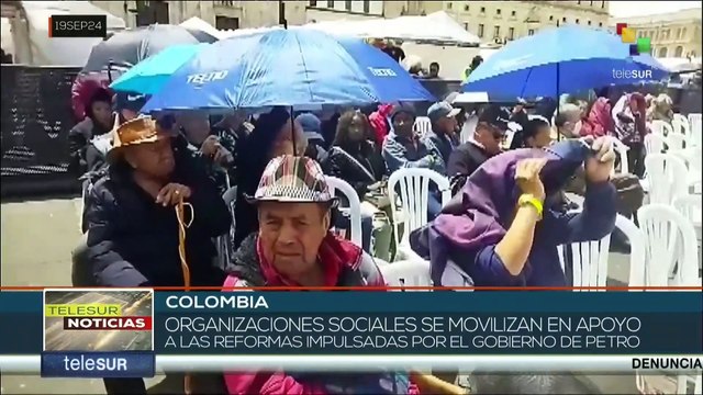 Movilizaciones en respaldo al presidente Gustavo Petro