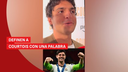Los invitados al evento definen a Courtois con una palabra