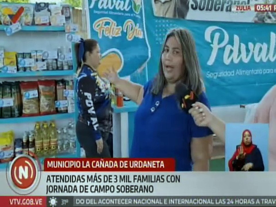 Más de 3 mil familias son favorecidas con la Feria del Campo Soberano en el estado Zulia