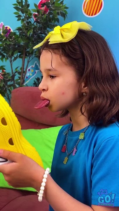 The girl played a funny prank on her mom using fake tongue  #comedyvideos