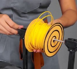 She recycled film into a cute cat feeder!