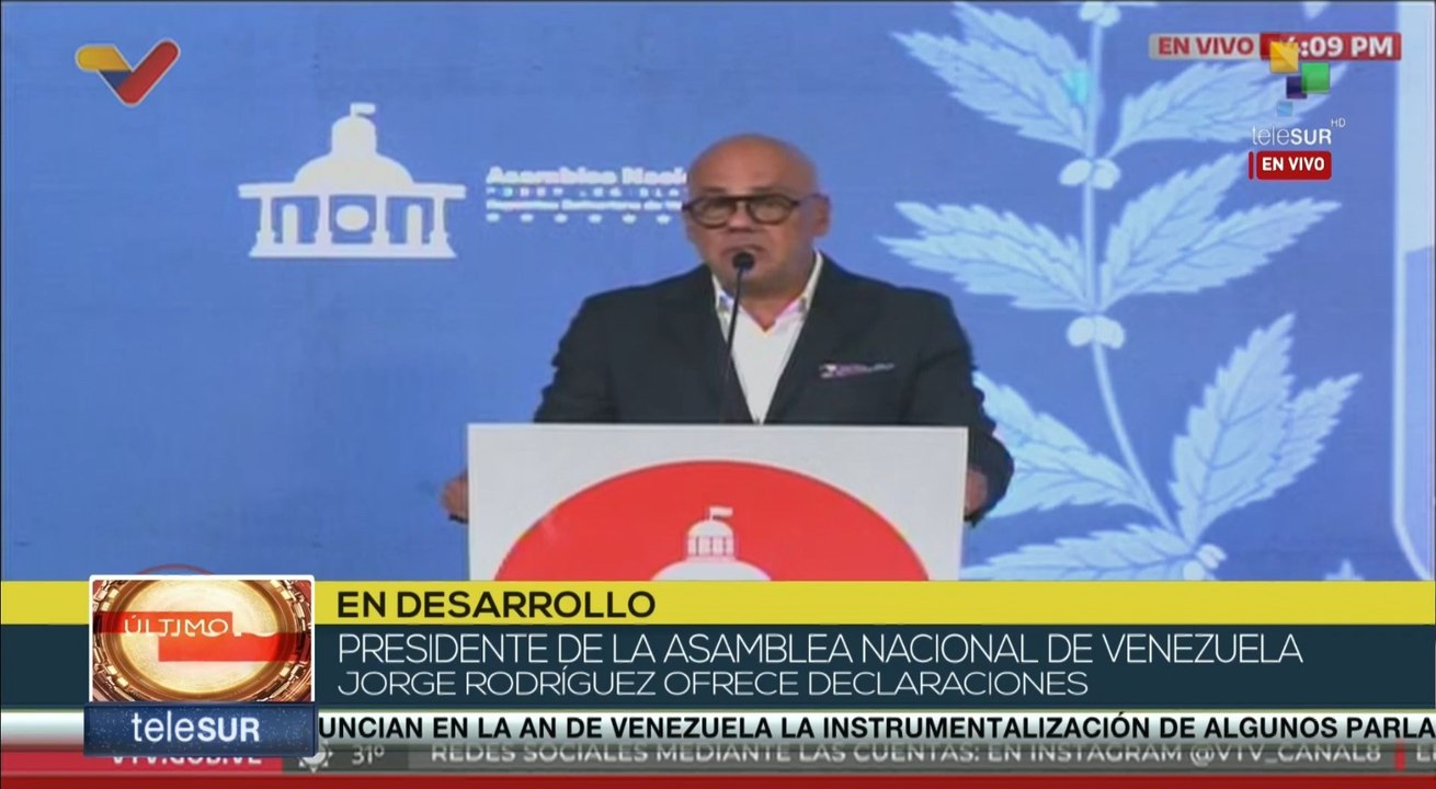 Pdte. De la AN Jorge Rodríguez presentó evidencias ratifican que no hubo presión contra Edmundo González