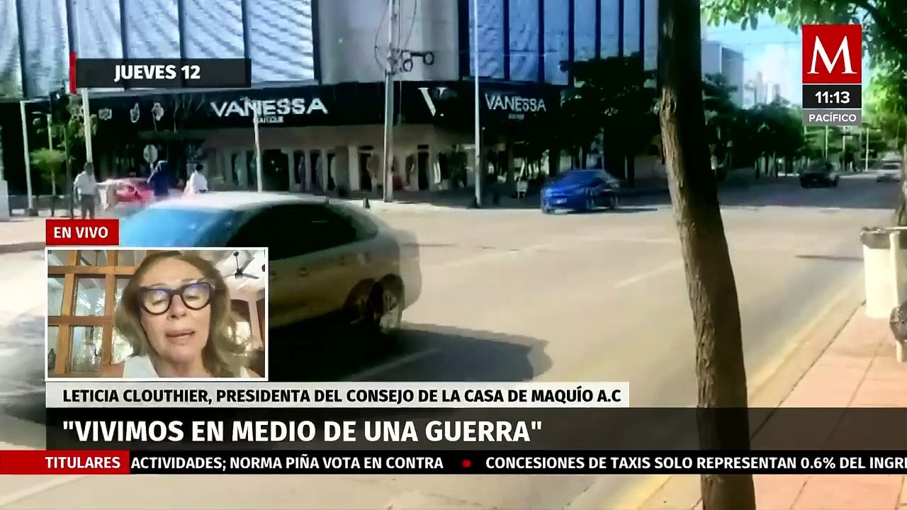 Lamentable que AMLO minimice situación de guerra que vive Sinaloa: Leticia Clouthier