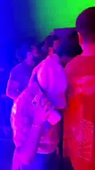 Night dance party farm house