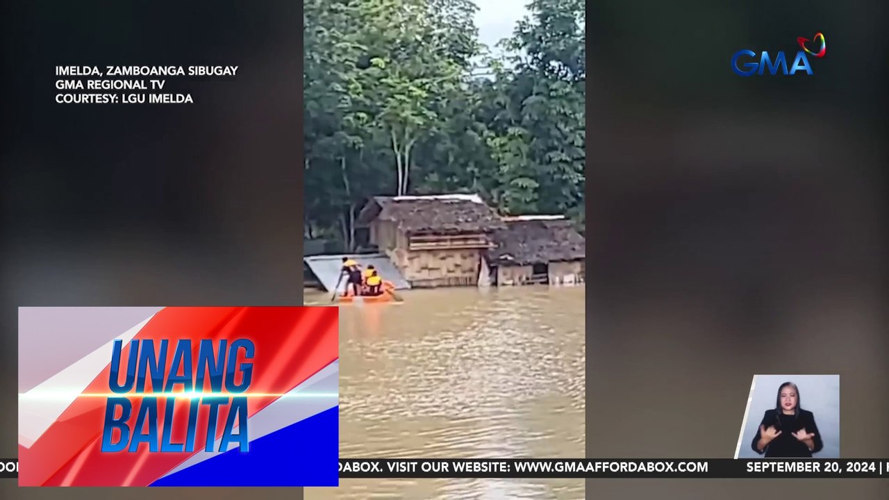 Ilang lugar sa Brgy. Astorga, binaha matapos bumuhos ang malakas na ulan | Unang Balita