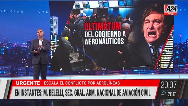 ESCALA EL CONFLICTO POR AEROLÍNEAS: Macri reclama DESARME URGENTE