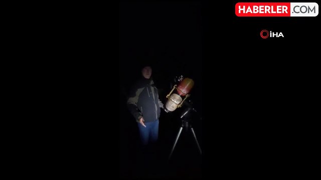 Kendi Teleskobuyla 'Süper Kanlı Ay' Tutulmasını Görüntüledi