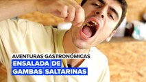 Aventuras gastronómicas: gambas saltarinas