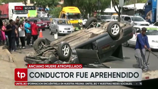 Cámara de seguridad captó trágico accidente donde murió un peatón embestido por un taxi
